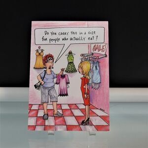 Funny Birthday Card Do You Carry This In A Size